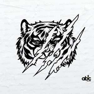Tiger Scratch Svg File | Tiger Png | Tiger Animal Svg | Tiger Look Svg | Tiger Cut Files | Tiger Svg | tiger Claw Svg | Tiger Decals