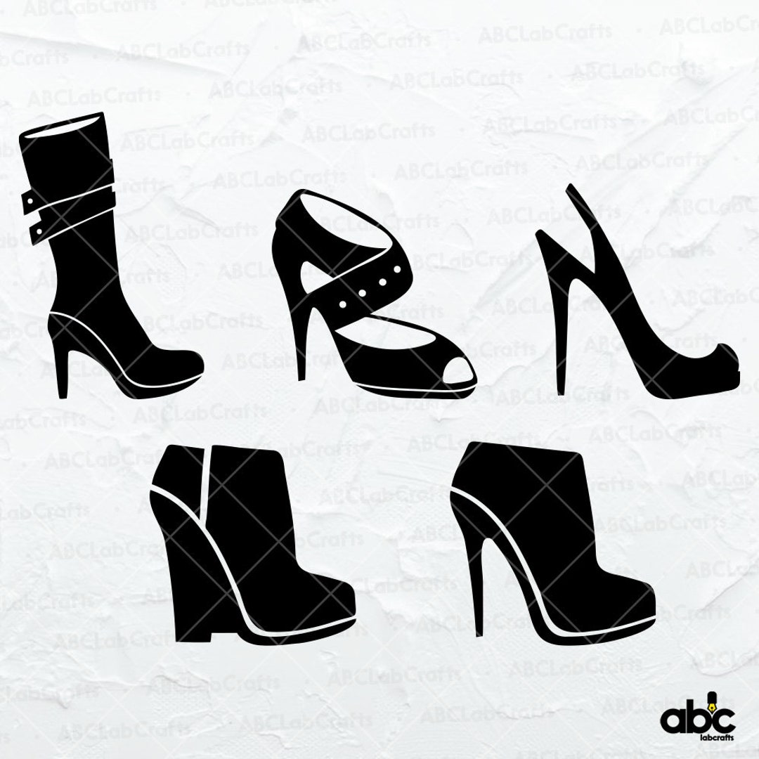 Heels Svg Bundle Heels Clipart High Heels Png Heels Silhouette High