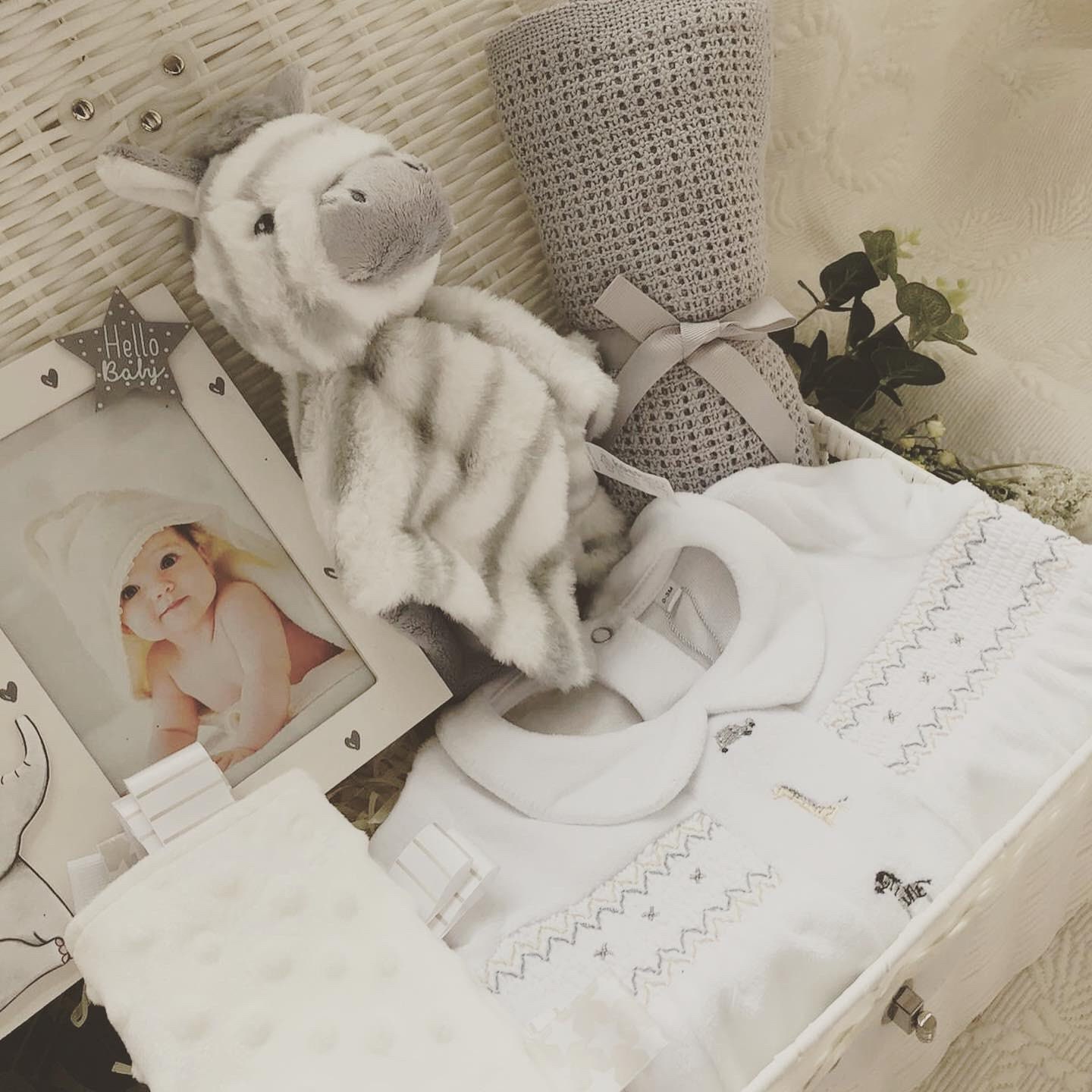 Gender Neutral Baby Hamper, Unisex Baby Hamper, Newborn,baby Blanket, New Baby Gift, Safari
