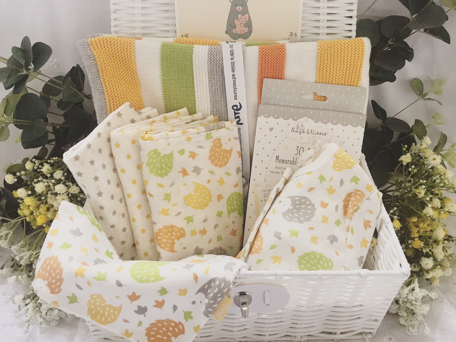 Luxury Organic Baby Hamper. Unisex Baby Hamper. Baby Hamper. Etsy