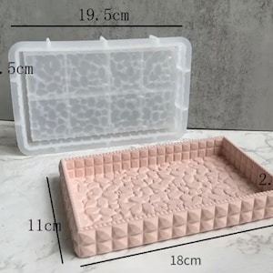Tray Silicone Mold Storage Rectangle