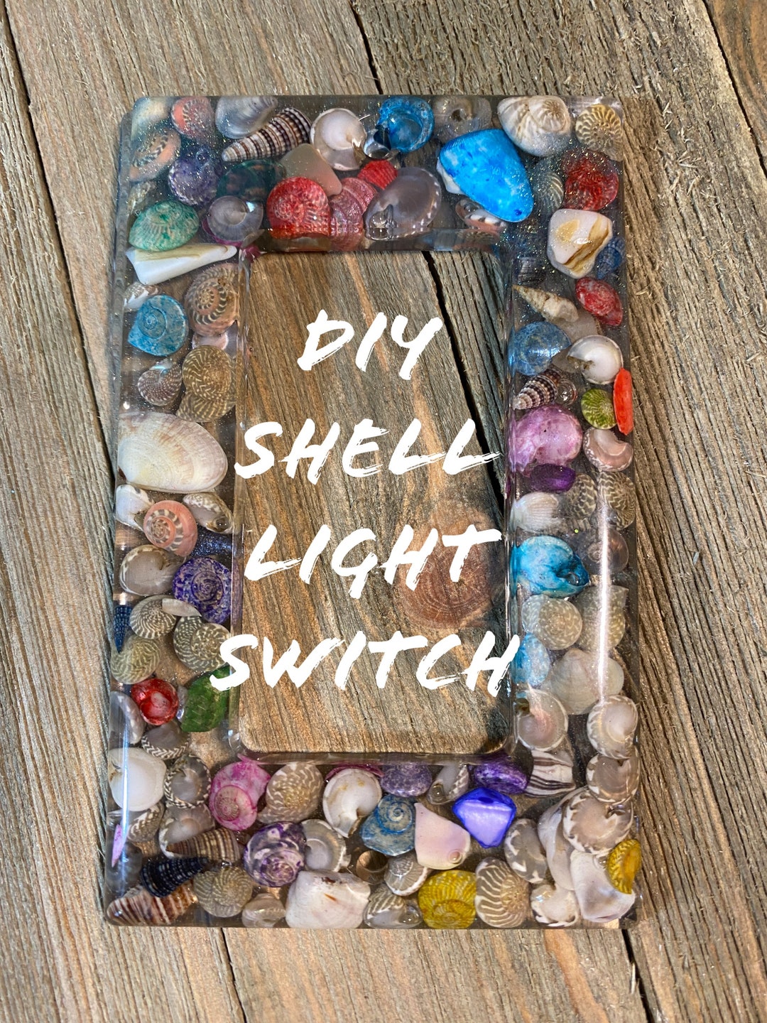 Shell Light Switch DIY Resin Craft Kit Beach Themed - Etsy