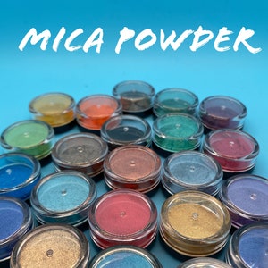 Mica Powder for Epoxy Resin Pigment Powder for Nails, Epoxy Resin Color  Pigment Soap Making Dye Mica Pigment Powder 24 Colors Set 