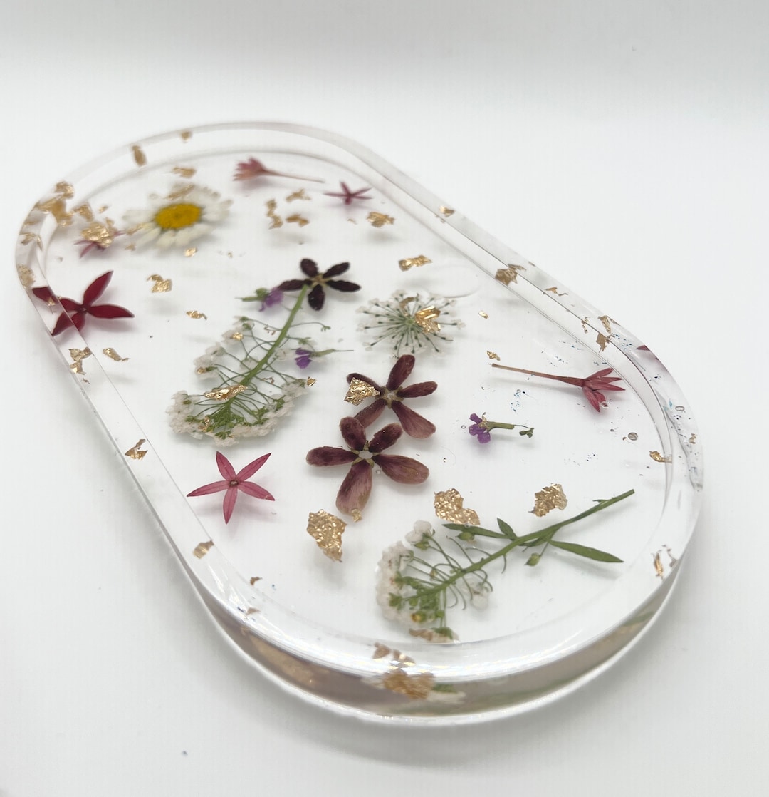Resin Pressed Flower Tray/dish Craft Kit Gift DIY Dried Preserved Etsy