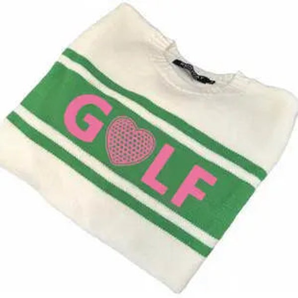 Golf Sweater -  Love, Love Sweater, Golf Team, Golf Gift, Golf Pullover, Golfer