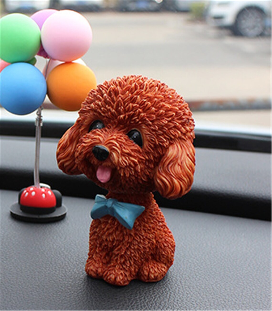 Cute Nodding Teddy Dog Sculpture Bobble Head Dog Shaking Etsy