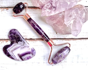 Amethyst | Facial Roller | Gua Sha