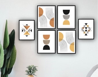 Mid Century Modern - Mix & Match Print Set