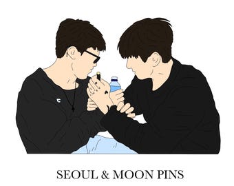 Lip Smackers - Pre-Order BTS Park Jimin Jeon Jungkook Jikook Enamel Pin