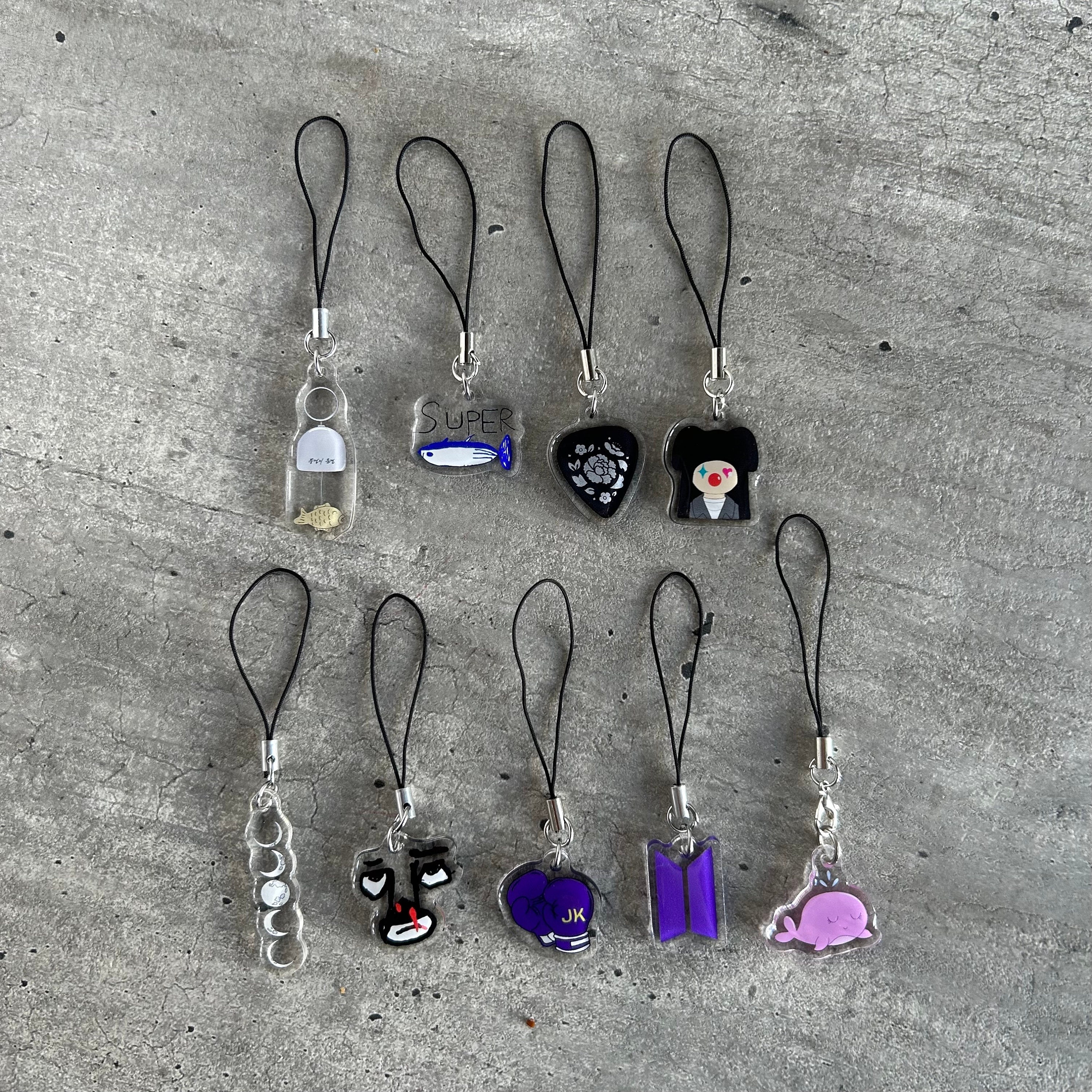 BTS JIN ジン　シャカシャカアクリルパーツ BTS JIN ジン シャカシャカアクリルパーツ