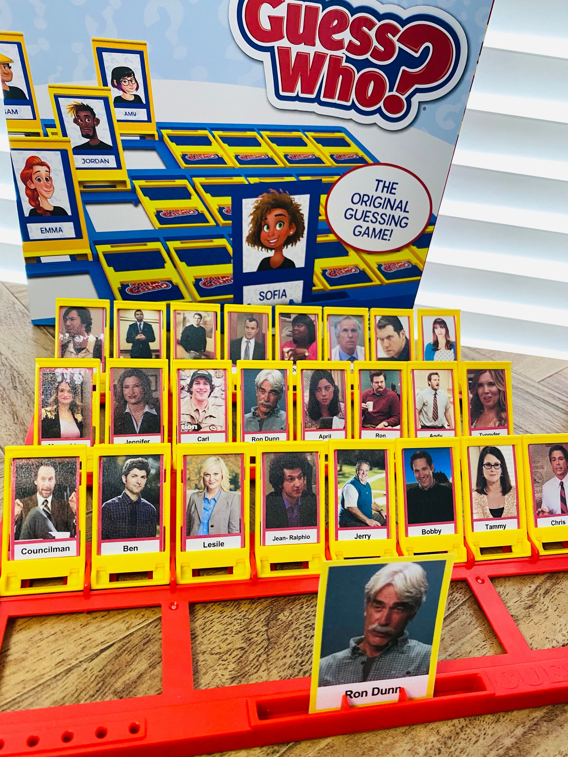 Guess Who Game Board With All Pieces - Etsy