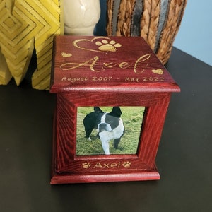 Custom Pet Urn for Cat Cremation Dog Cremation Memorial | Cat Urn Dog Urn  Engraved | Pet loss Urn Gift | Name + Quote Engraved