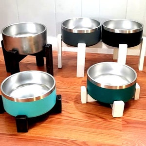 Elevated Dog Bowl Stands for Yeti Boomer or Custom Size Dog Food Bowls