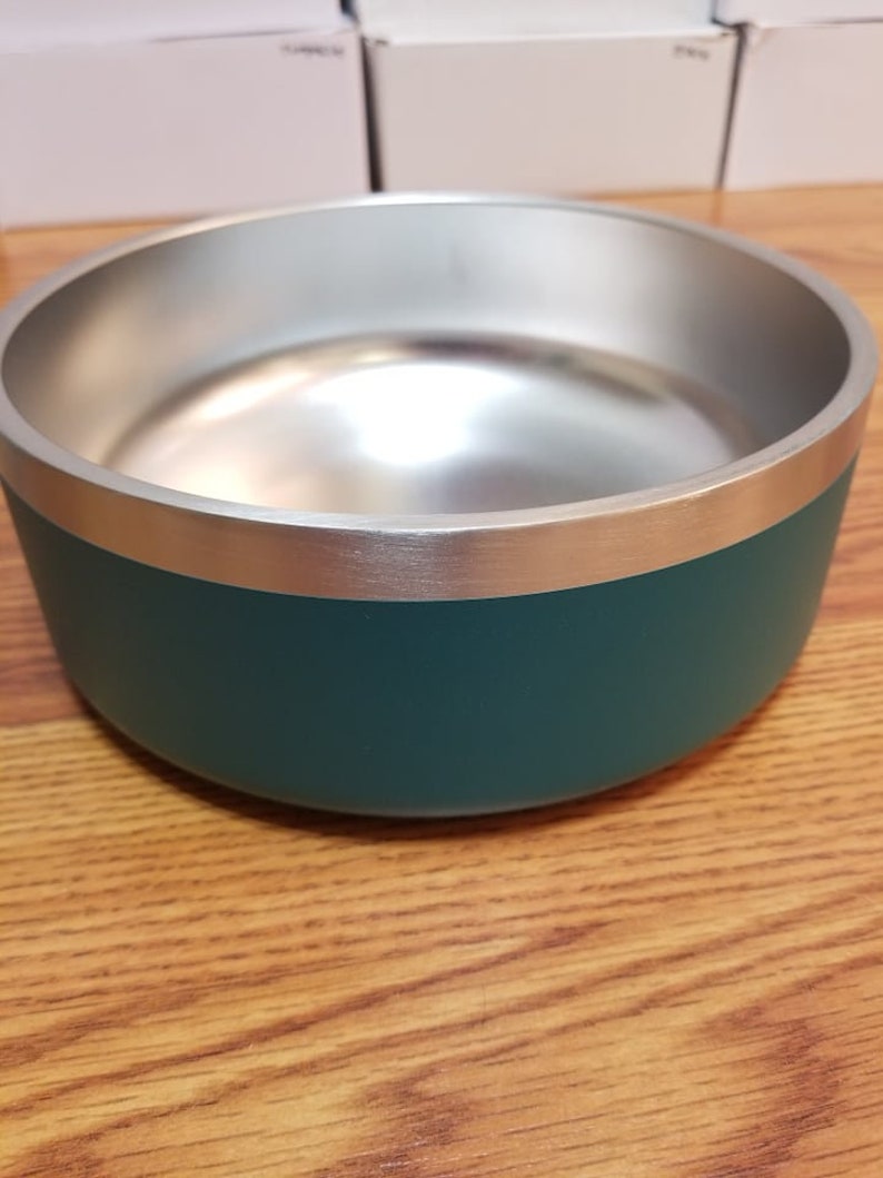 Personalized Dog Bowl Laser Engraved Custom Pet Gift Dogs Etsy
