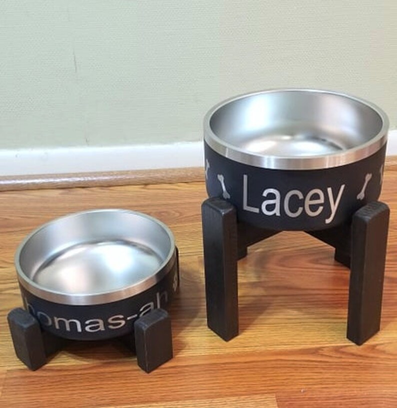 Elevated Dog Bowl Stands for Yeti Boomer or Custom Size Dog Etsy