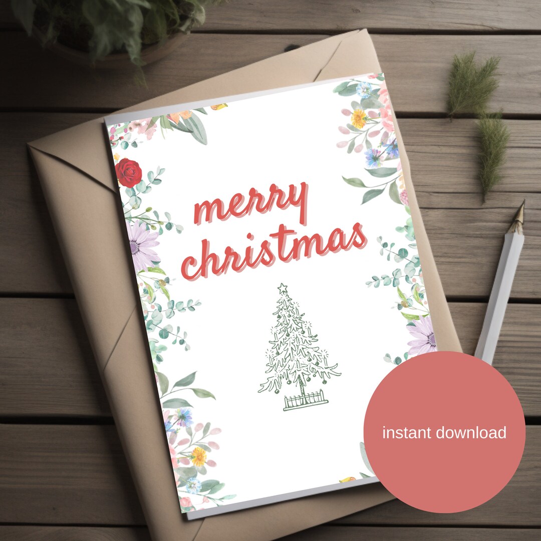 Merry Christmas Printable Card - Il 1080xN.5296438118 F11m
