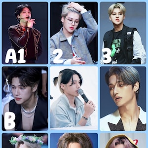 Cartões fotográficos adesivos Jung Wooyoung Boyfriend - Escolha suas próprias peças Sacola ATEEZ Selca Selfie Bias