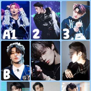 Cartões fotográficos adesivos San Choi Boyfriend - Escolha suas próprias peças Sacola ATEEZ Selca Selfie Bias