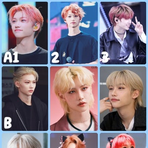 Cartões fotográficos adesivos Lee Felix Boyfriend - Escolha suas próprias peças Sacola Stray Kids Selca Selfie Bias