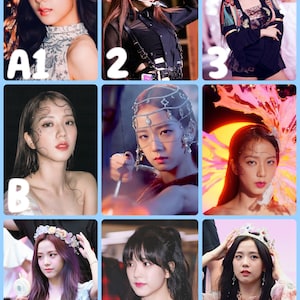 Jisoo Girlfriend Sticker Photocards - Pick your Own pcs Grab bag Blackpink Selca Selfie Bias