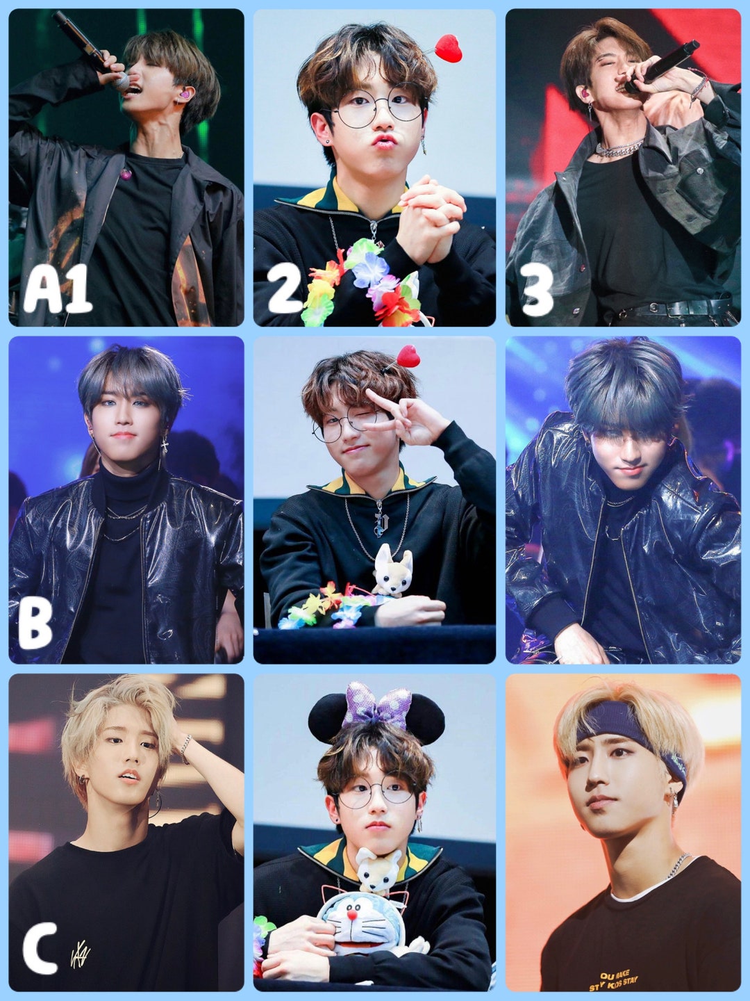 Han Jisung bluesung Boyfriend Sticker Photocards Pick Your - Etsy