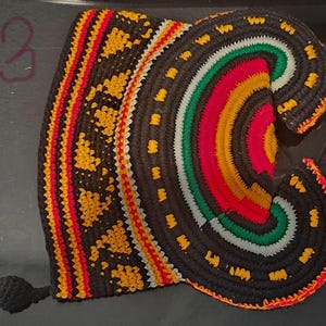 Bamenda Toghu hat, Traditional hat, African Multi color hats