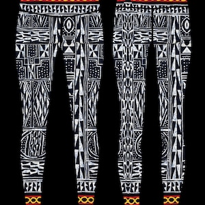 African/ ankara/ cameroon/ toghu printed Leggings