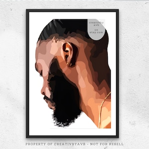 Black Art | Black Art Print | Black Man Art | Aesthetics | Wall Print | African American art | Urban Art