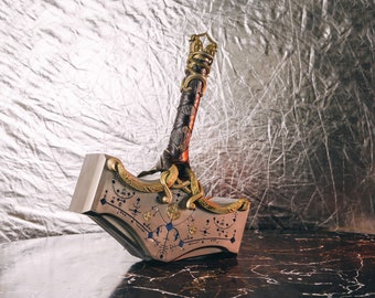 RD-626 The Mjolnir Hammer from God of War- The Hammer of Thor, God of War  Raganarok Mjolnir Hammer, Jotnar Edition ps5 Mjolnir Hammer