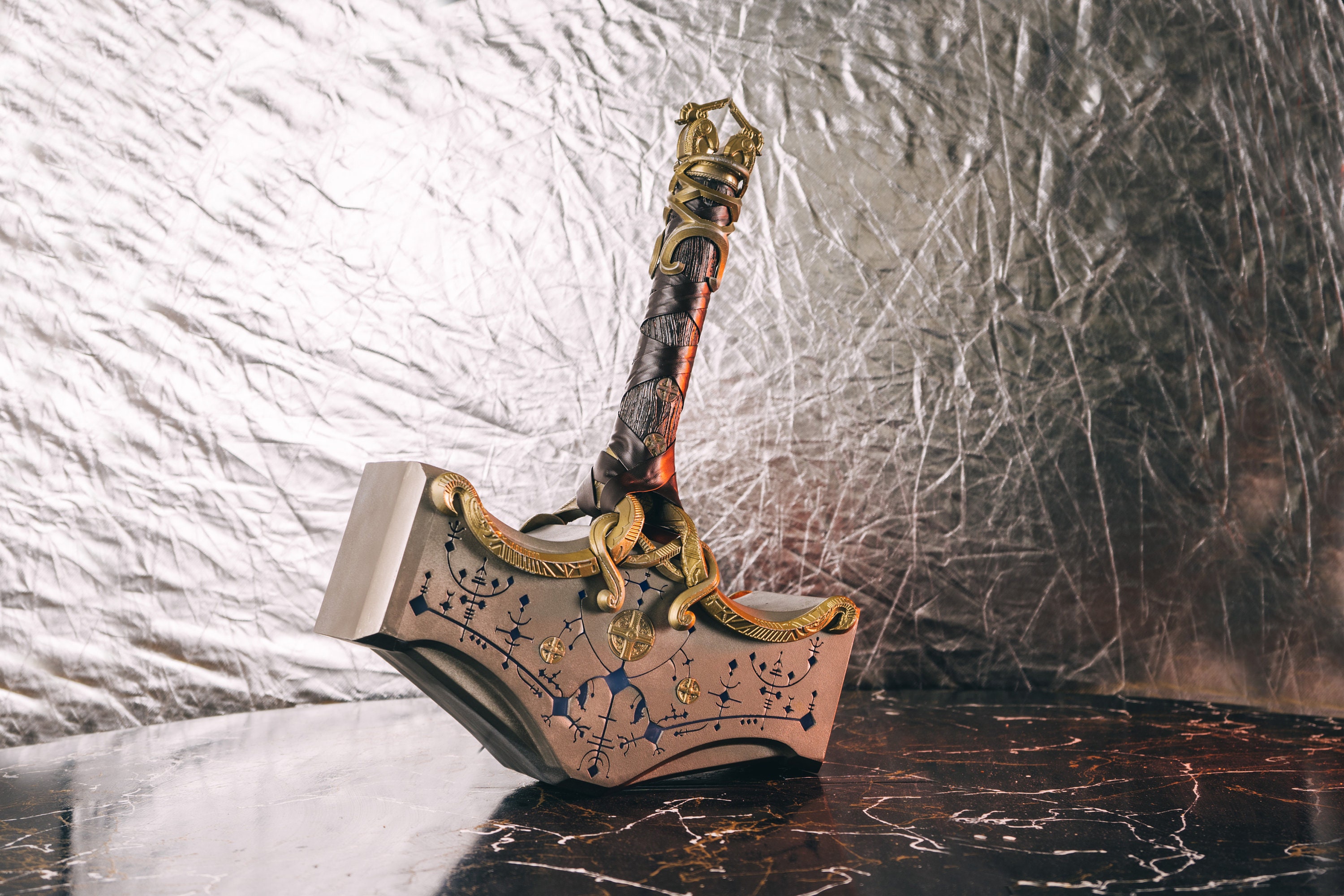 God of War Ragnarok Edition Mjolnir Hammer Replica Thor Box New