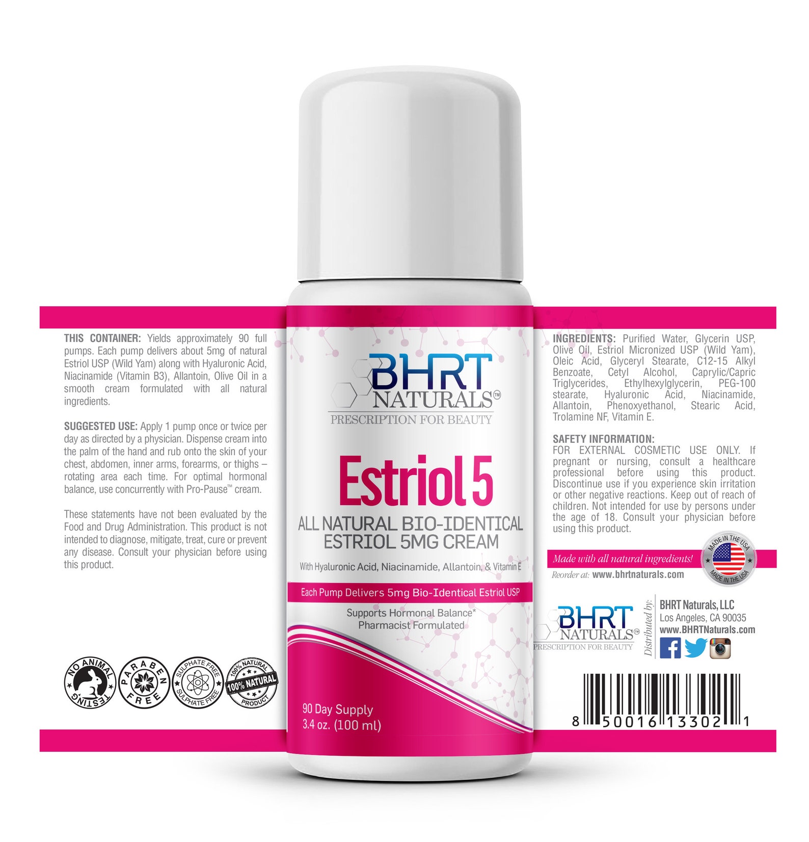 Estrogen Cream for Women Menopause Relief All Natural Etsy