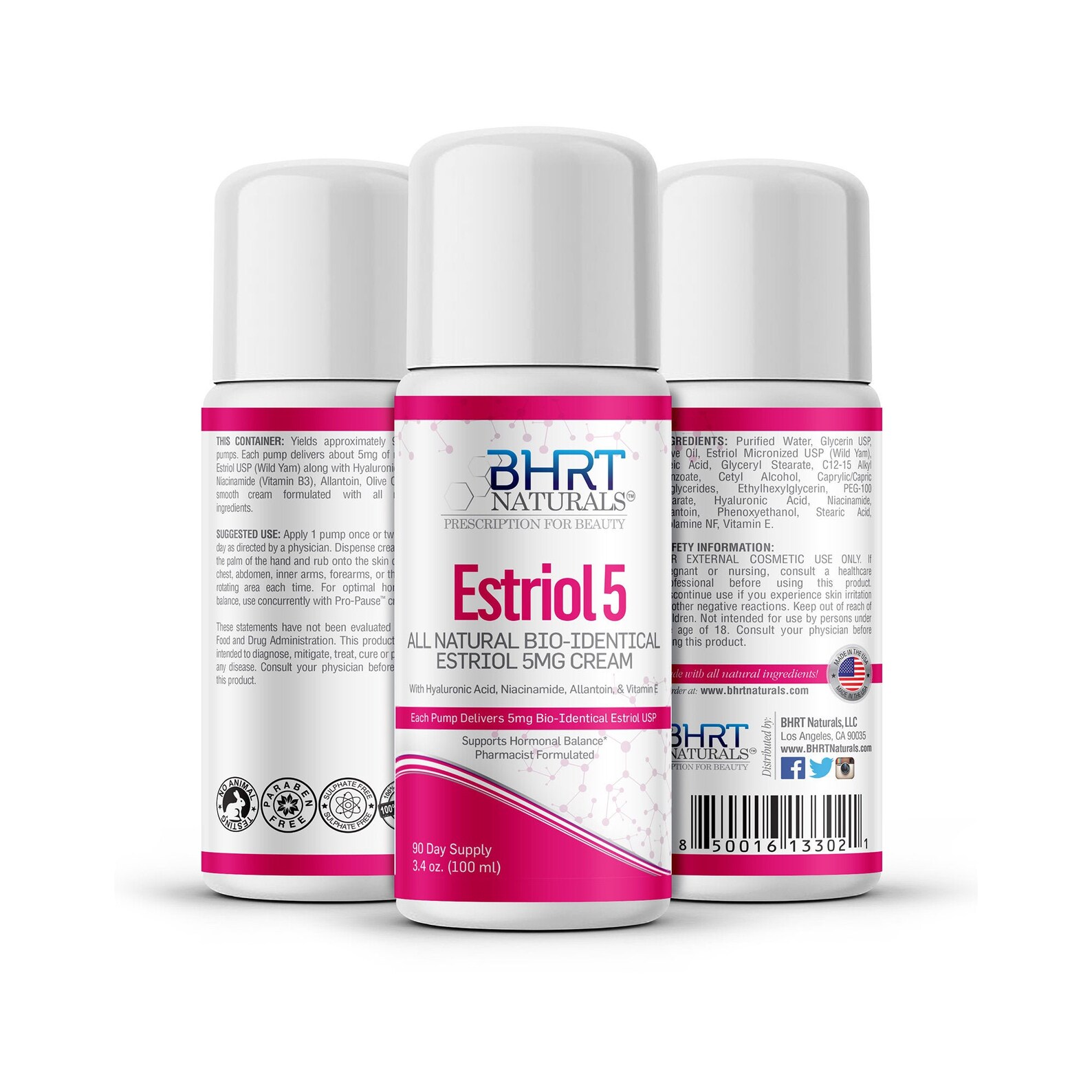 Estrogen Cream for Women Menopause Relief All Natural
