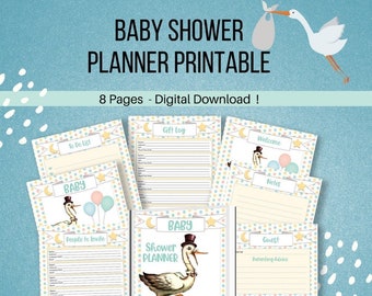 Baby Shower Planner Printable | Baby Shower Journal