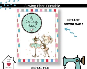 Sewing Plans Printable | DIY Craft Ideas | Sewing Projects | INSTANT Download PDF
