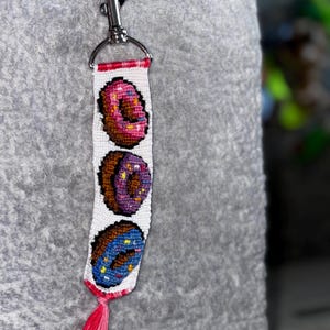 donut keychain