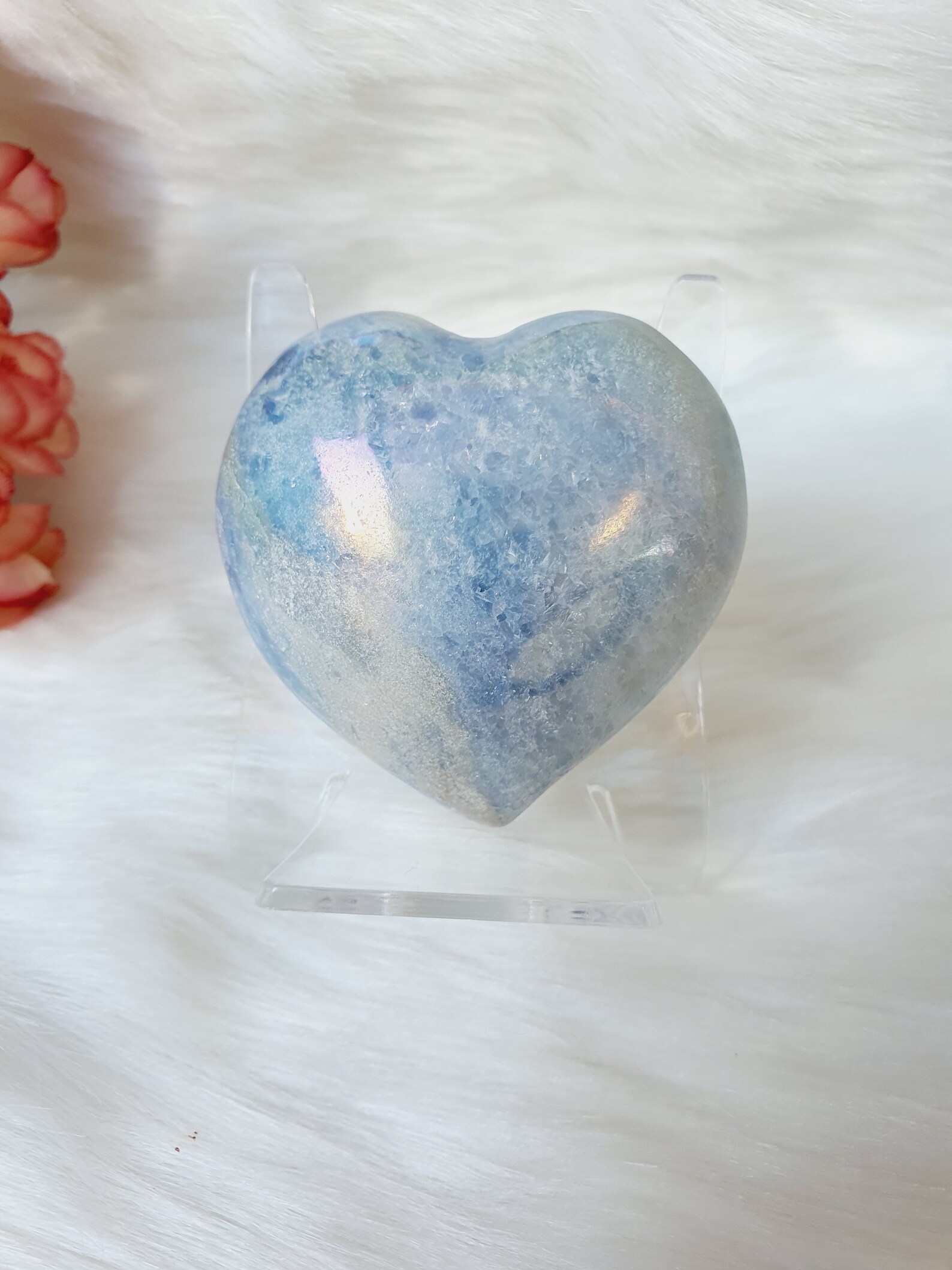 New Crystal Heart Stand 6cm Etsy