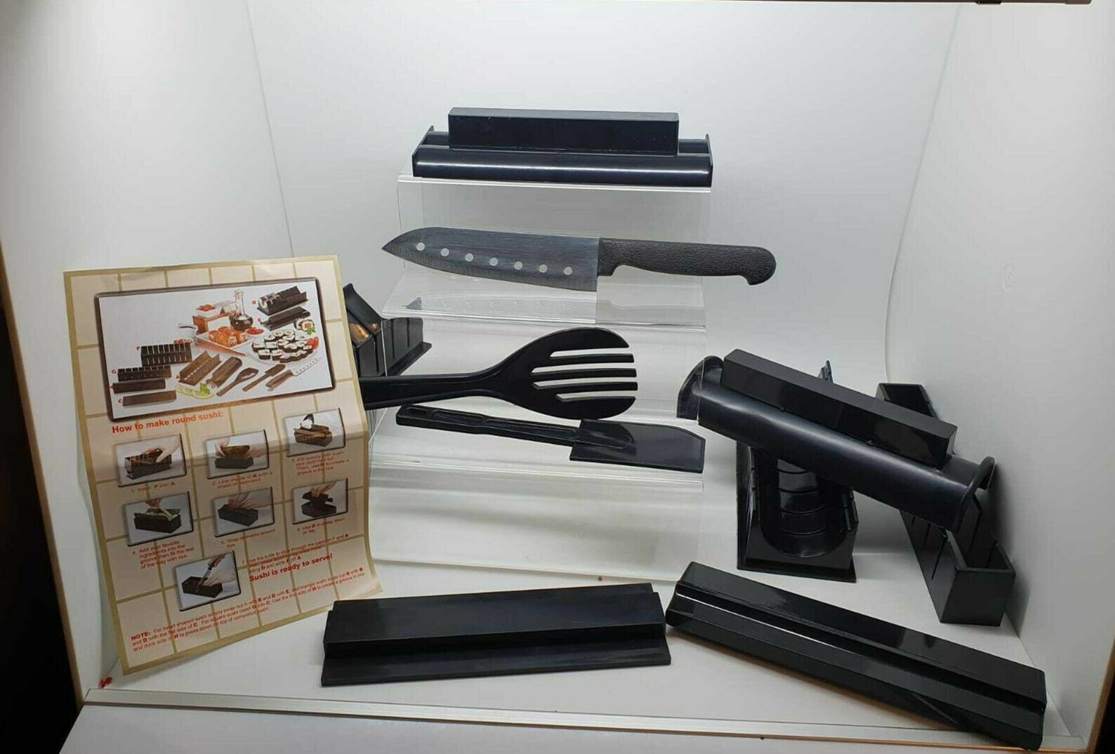11Pcs DIY Sushi Maker Set Rice Roll Mold Kitchen Sushi Making Etsy