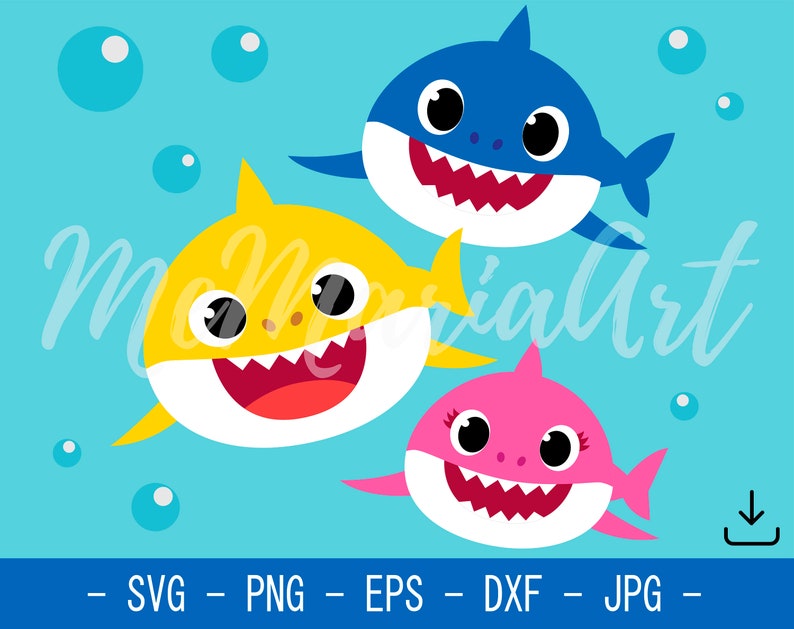 Download Clip Art Art Collectibles Baby Shark Shirt Family Shark Svg Daddy Shark Art Baby Shark Family Svg File For Cricut Baby Shark Cut File Mommy Shark Svg Cricut