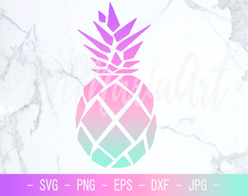Download Clip Art Art Collectibles Gradient Pineapple Vector Svg Png Dxf Jpg Eps Silhouette Pineapple Clipart Pineapple Summer Svg Pineapple Monogram Svg File For Cricut