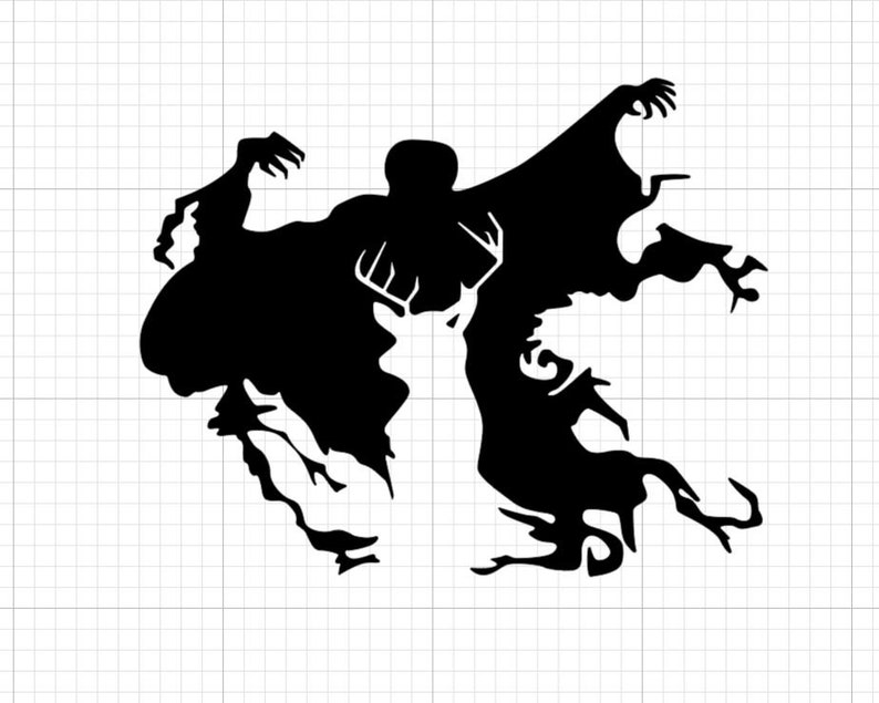 Dementor Silhouette Svg Png Dxf Dementor Clipart Dementor Svg File For Cricut Harry Potter Patronus Svg Wizard Svg Patronus Svg Clip Art Art Collectibles Safarni Org