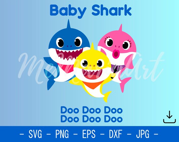 Free Free 78 Baby Shark Family Svg SVG PNG EPS DXF File
