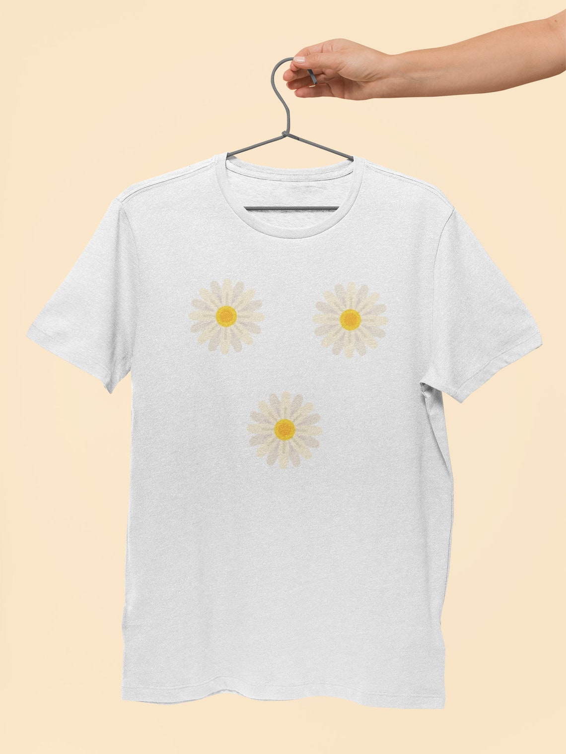 Daisy Tshirt Flowers Tshirt Summer Tshirt Flowers Gift Etsy
