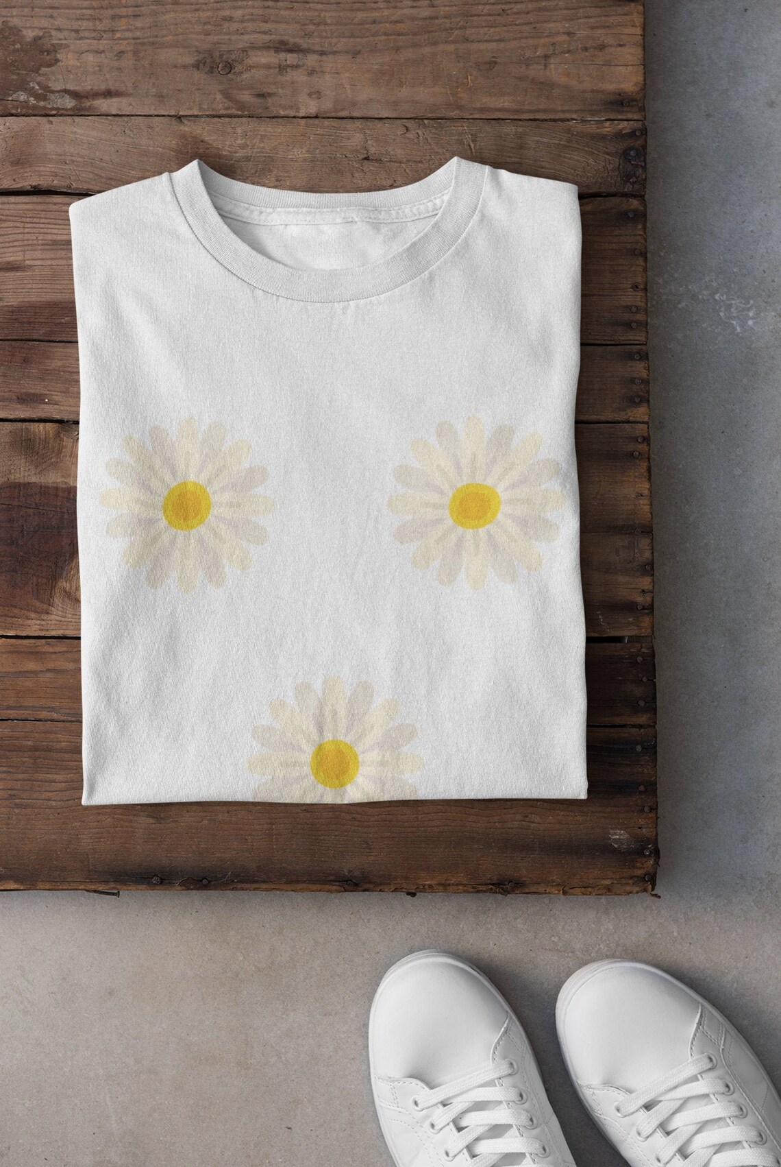 Daisy Tshirt Flowers Tshirt Summer Tshirt Flowers Gift Etsy