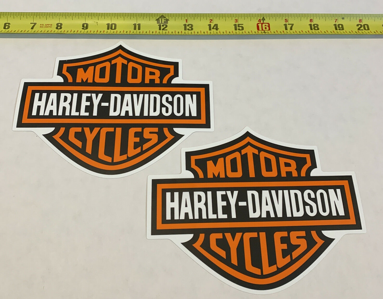 2 pack harley davidson vintage style sticker old school Etsy