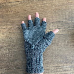 Alpaca Glittens, Alpaca winter gloves, Alpaca Fingerless Gloves, Hand-Knitted Alpaca Winter Gloves