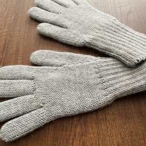 Alpaca Winter Gloves, Alpaca winter gloves, Alpaca wool Gloves, Hand-Knitted Alpaca Winter Gloves zdjęcie 6