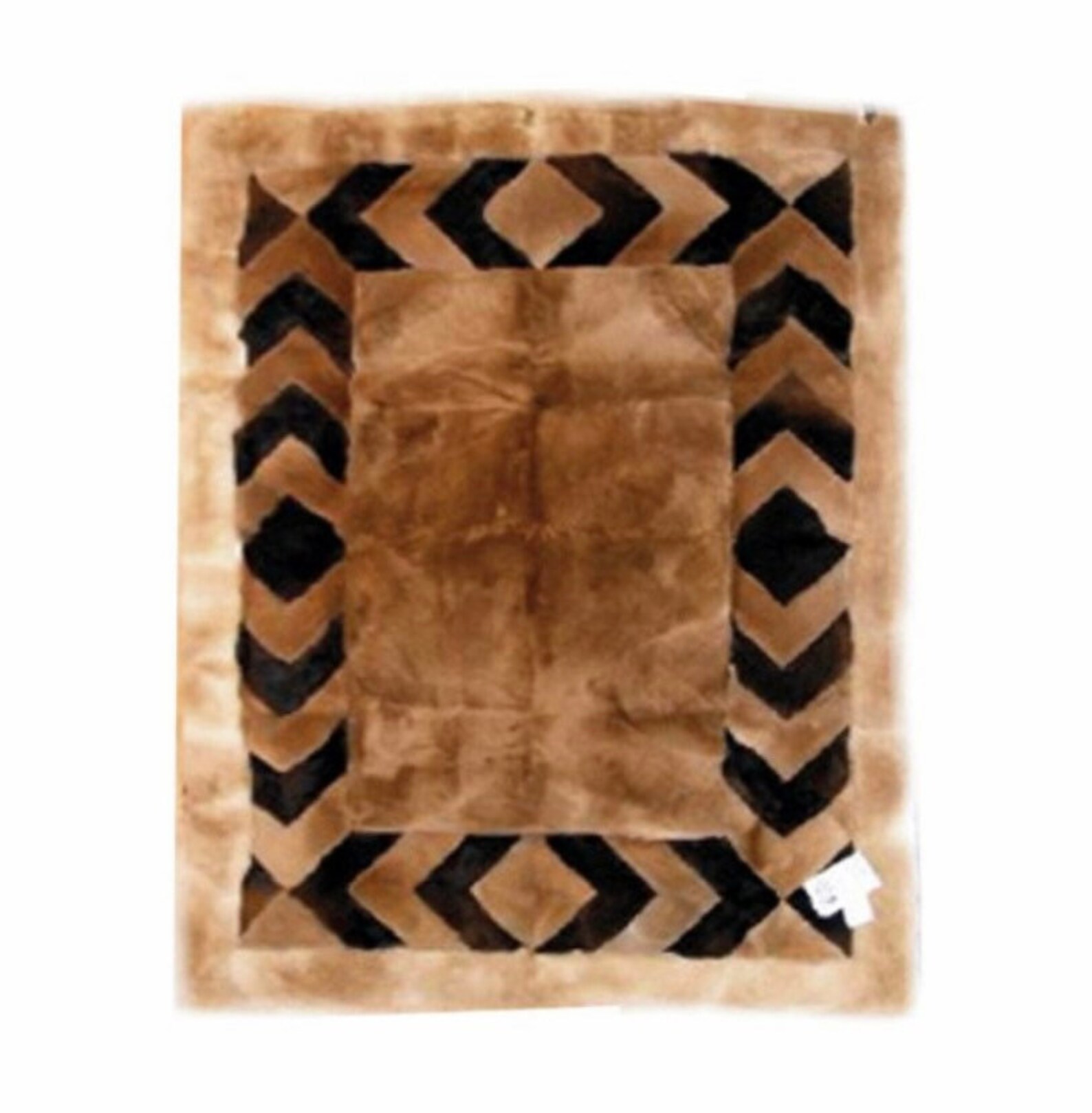 Luxurious geometric Alpaca fur rug Alpaca real fur rug Etsy