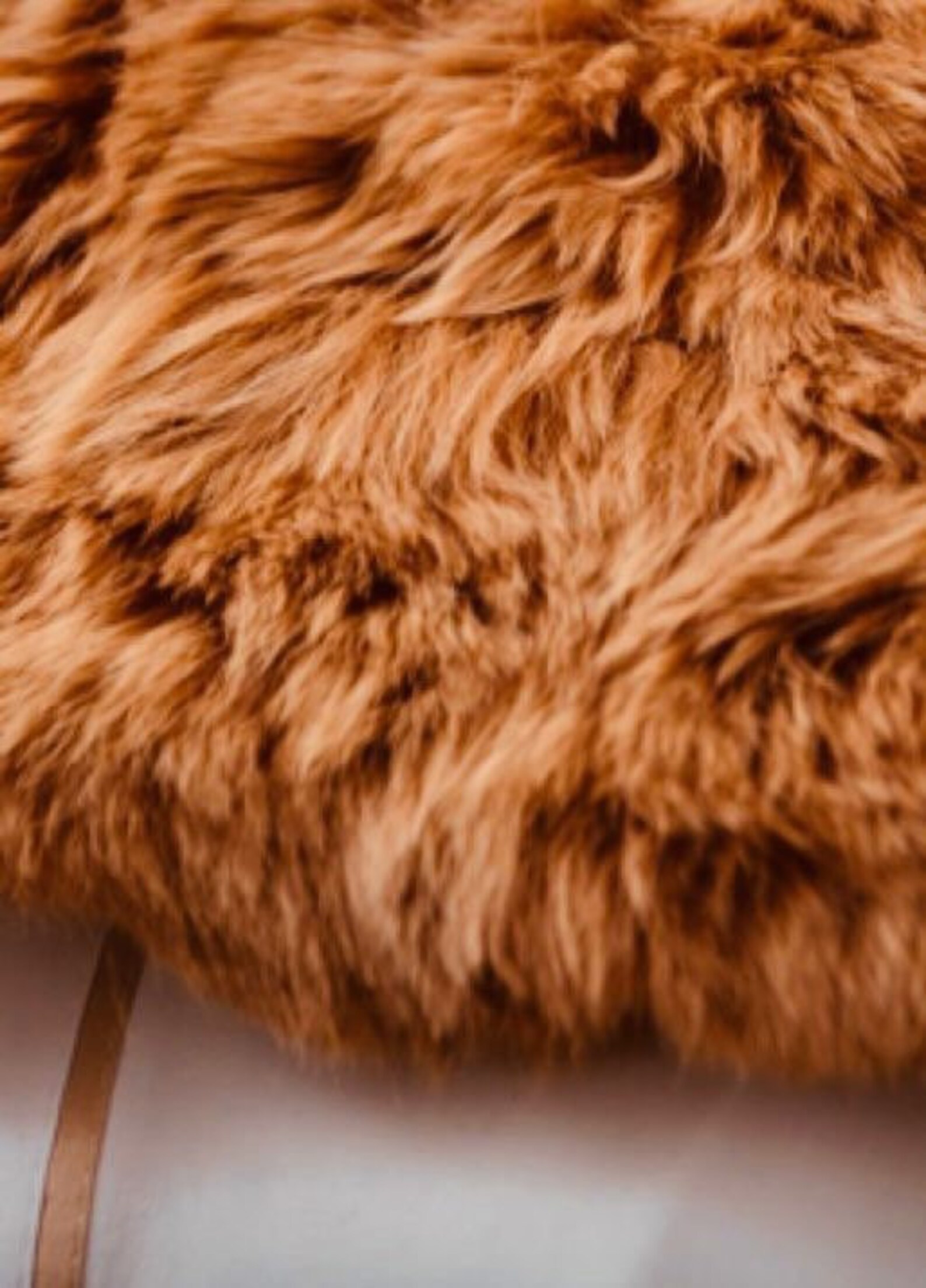 Luxurious Brown Alpaca fur bedspread taupe color handmade in Etsy