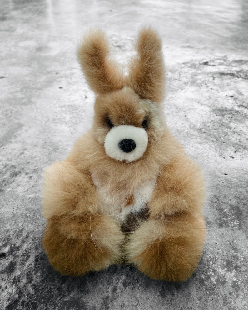 Rabbit Fur Toy Made From 100 Alpaca Fur Extremely Soft / Etsy