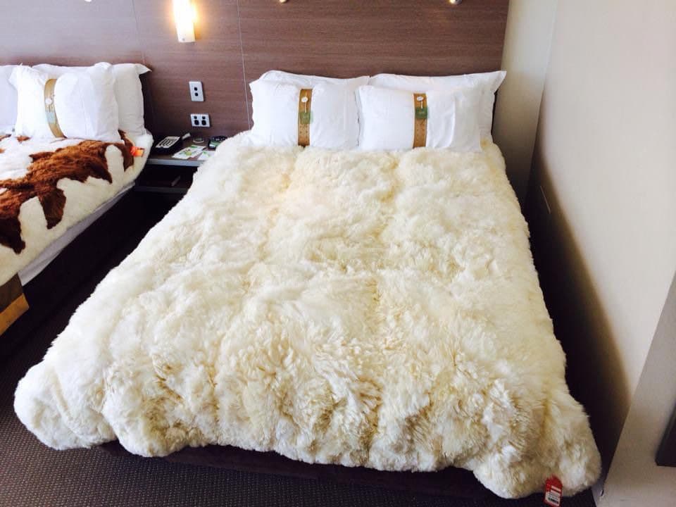 Baby Alpaca fur bedspread handmade in Peru Alpaca real fur Etsy